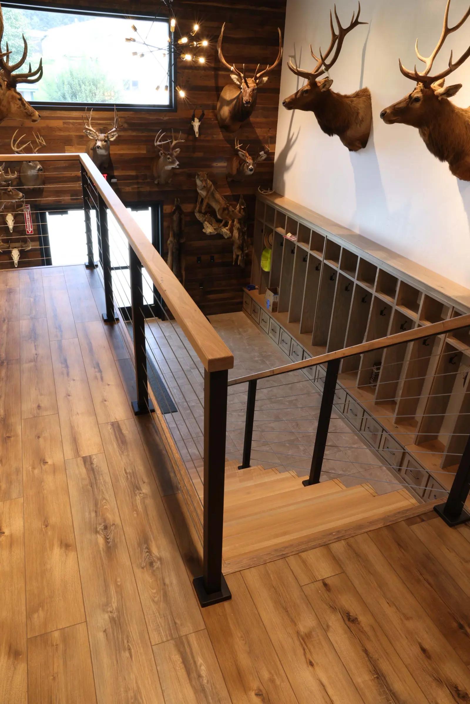 Contemporary custom staircase